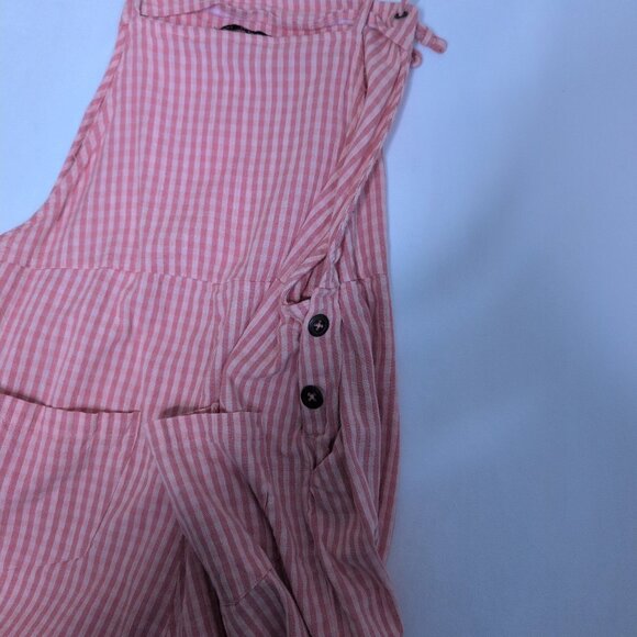 Cotton On Pink Striped Romper Jumpsuit Size L‎ - Picture 4 of 10
